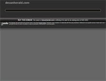 Tablet Screenshot of decanherald.com